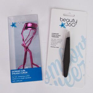 NWT Eyelash Curler & Tweezers